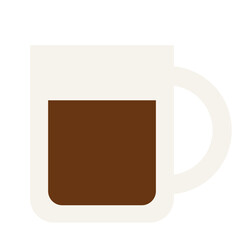 유리컵에 담긴 커피