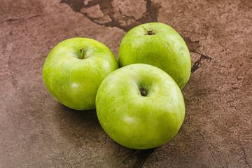 Sweet and juicy green apple
