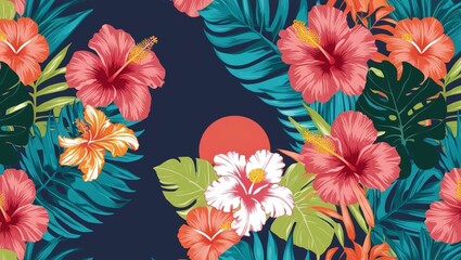 background with flowers