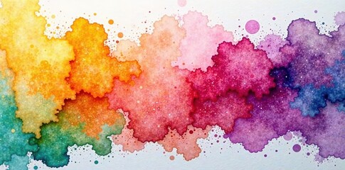 Vibrant watercolor washes, abstract textures for business cards , vector, aquarelle, colorful background