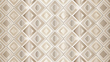 Abstract Beige Geometric Pattern with Subtle Depth and Elegant Texture