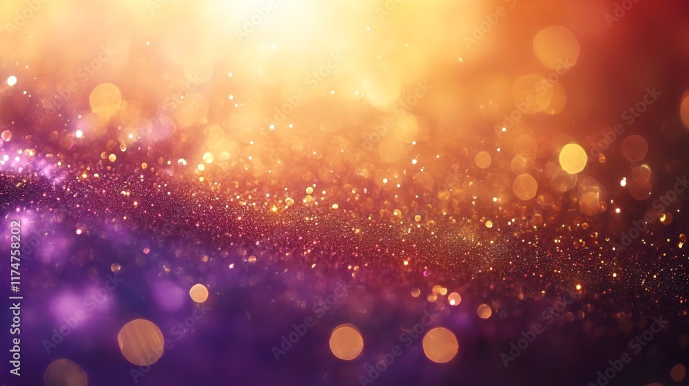 Poster mesmerizing glimmering lights shimmering sparkles shiny gleam radiant backdrop for celebratory festi