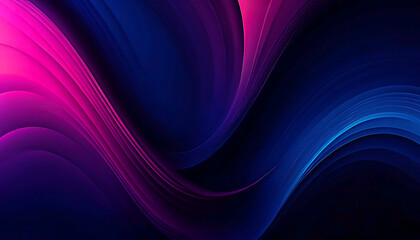 Dark blue pink black abstract grainy background, glowing vibrant color gradient shape, wallpaper cover design