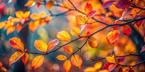 Autumn Leaves Wallpaper: Golden Tree Branches & Foliage Background