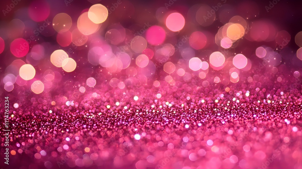 Poster vibrant shimmering glittery festive background with defocused colorful lights abstract image with ab