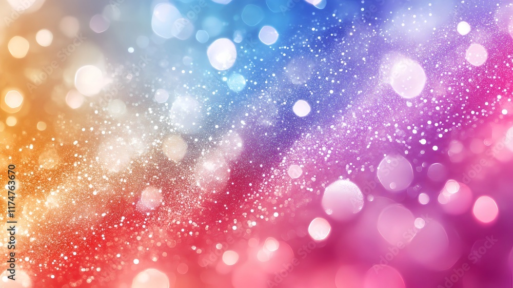 Aufkleber a visually striking and mesmerizing abstract background featuring a dynamic explosion of vibrant gli