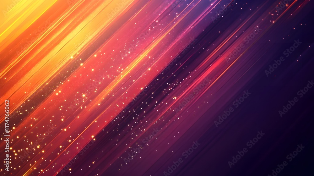 Poster vibrant cosmic radiance a stunning abstract image featuring a mesmerizing display of streaming multi