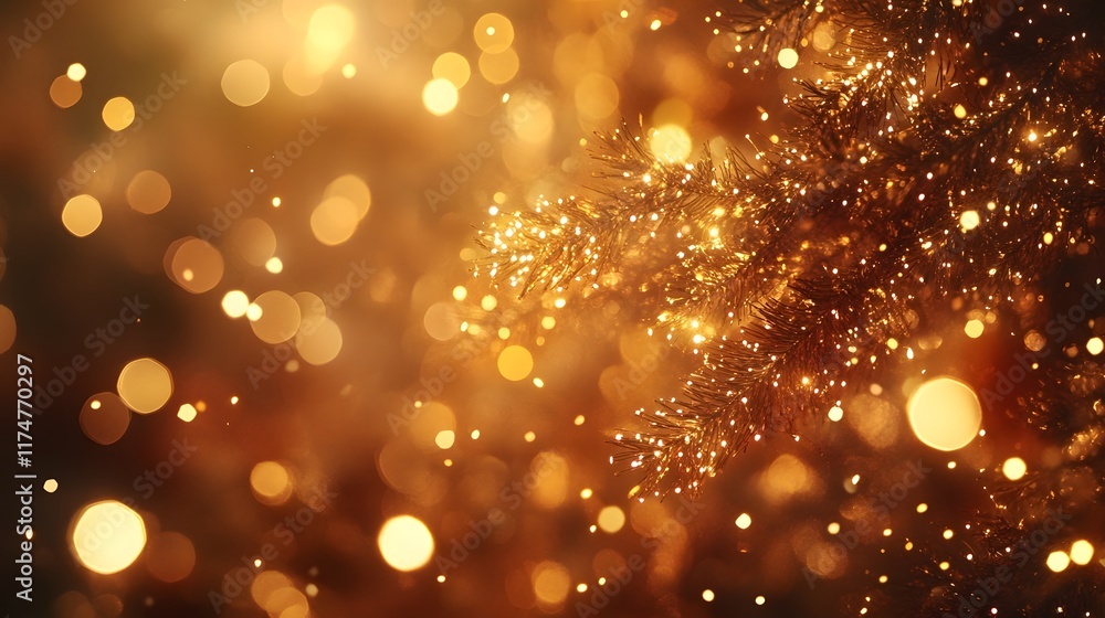 Poster a mesmerizing display of shimmering sparkling lights that captivate the senses creating a magical an