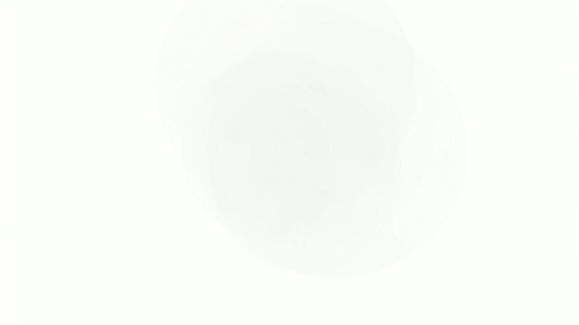 Circles moving in different directions on white background