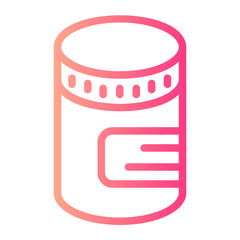 pills bottle gradient icon