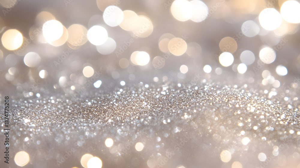 Poster mesmerizing glitter and shimmering sparkles come together to create a captivating abstract backdrop 