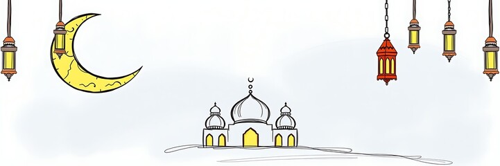 Elegant Ramadan Kareem Greetings on Traditional Ramadan Background