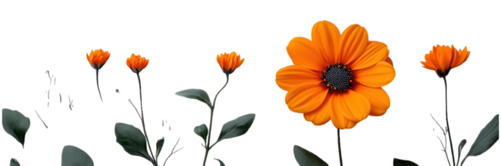 Elegant Bloom on White, a simplistic floral design emphasizing purity and grace against a clean white backdrop, perfect for minimalistic decor