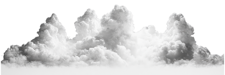 Ethereal Wisps of Cloud Against a Serene White Canvas, Emphasizing Minimalism and Tranquility