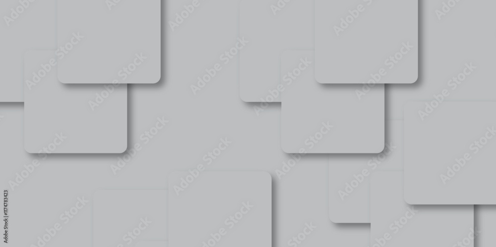 Poster abstract white square shape with futuristic concept background. paper texture background. a rectangu