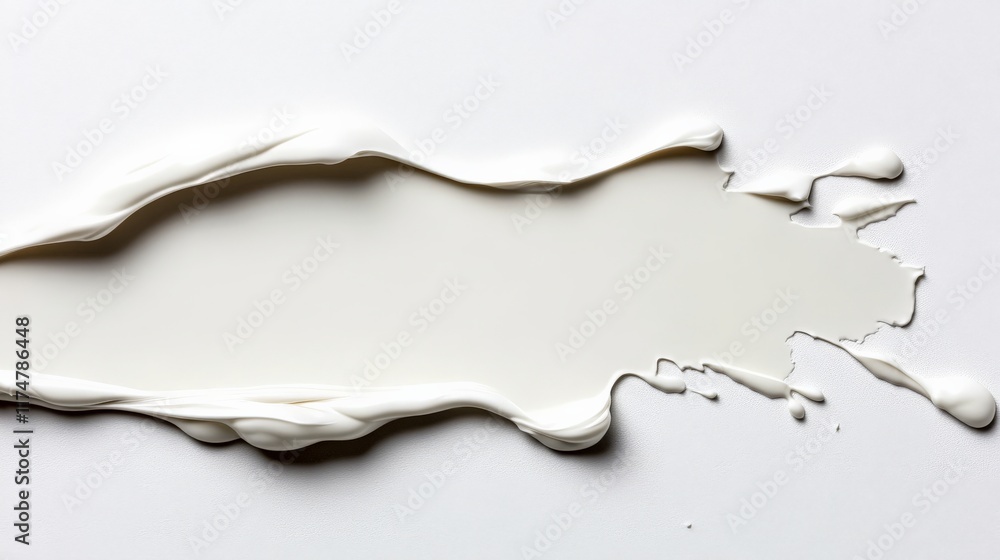 Poster abstract white splash: a mesmerizing abstract composition features a dynamic white splash, creating 