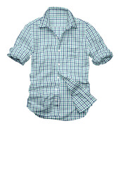 3D illustration summer season check shirt.