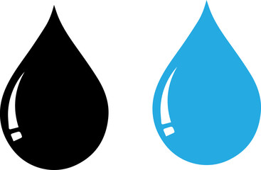 water drop vector illustration isolated on background