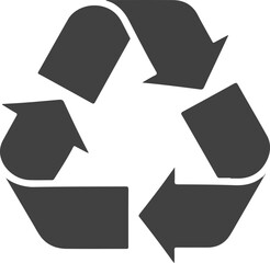 recycle icon isolated on white background