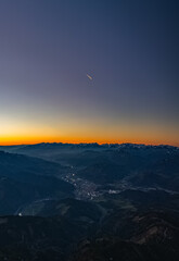 Sonnenuntergang Rennfeld - Hochsteiermark - Alpen