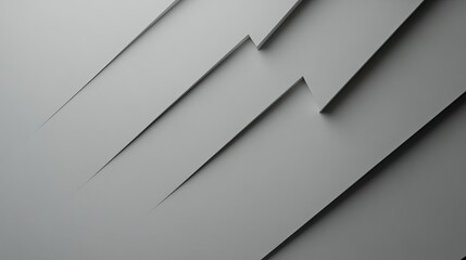 Abstract gray geometric background.  Clean lines and layered shapes create a modern, minimalist design.
