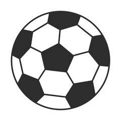 Fototapeta premium Soccer Football Hand Drawn Sports Icon Isolated Vector Illustration