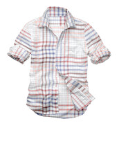 3D illustration summer season check shirt.