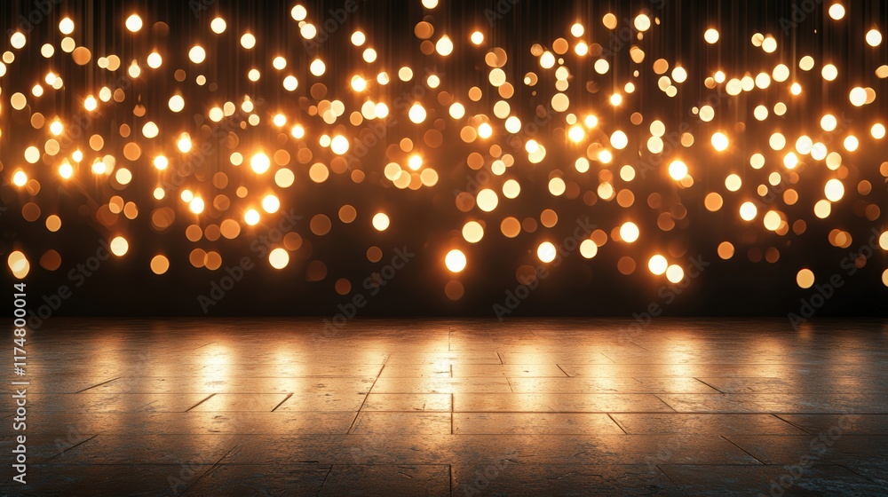 Poster luminous abstract backdrop with sleek light patterns and a modern aesthetic for creative use