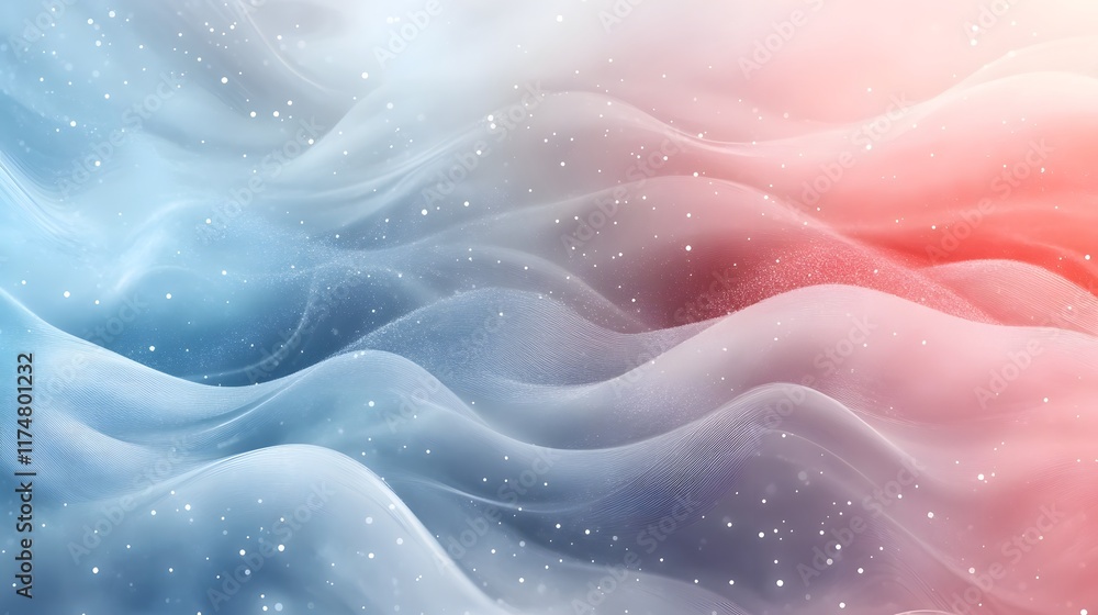 Poster captivating fluid abstract background with glowing waves and cosmic swirls mesmerizing digital art w