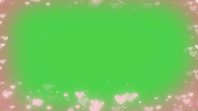 Green screen love effect overlay