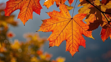 Obraz premium a group of leaves 