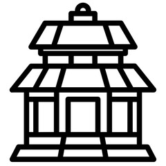 Chinese Gate Icon