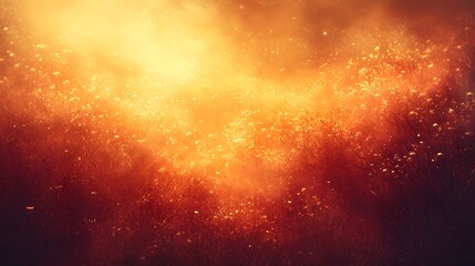 Captivating Celestial Glow   Mesmerizing cosmic radiance fills the sky with a dazzling display of shimmering glowing light  Vibrant colors and sparkling particles create a dream like