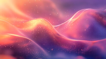 Fototapeta premium Ethereal and luminous space and astronomy scene with softly glowing patterns and vibrant atmospheric gradients blending together in a mystical digital and fantastical landscape