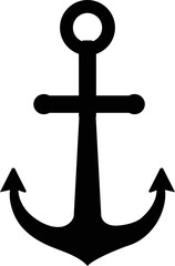 anchor silhouette vector file svg