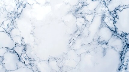 Fototapeta premium Elegant White Marble Texture With Blue Veining