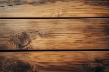 Fototapeta premium Top View of Old Dark Walnut Wooden Plank Table Surface Texture - Rustic Brown Textured Wood Background