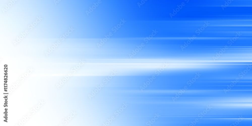 Poster abstract smooth blue background design template blurry blue white speed line gradient background wit