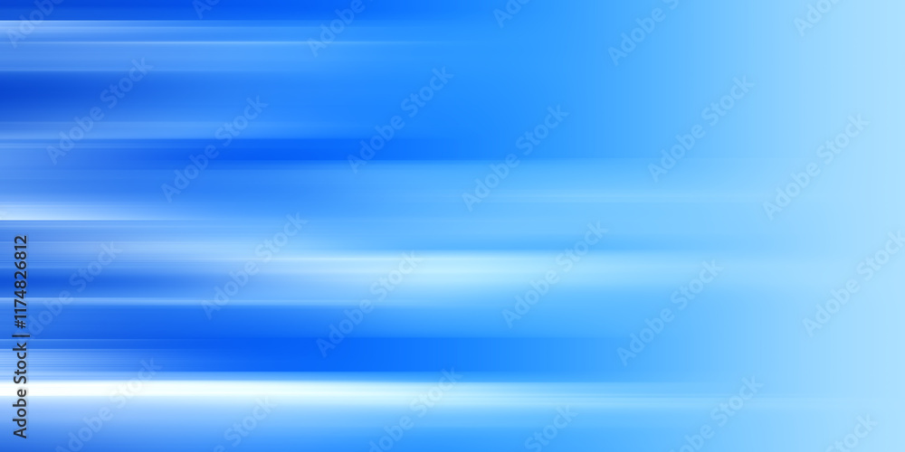 Poster abstract smooth blue background design template blurry blue white speed line gradient background wit