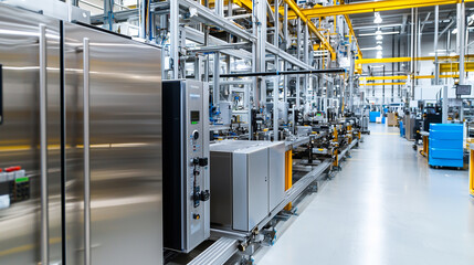 Fototapeta premium Manufacturing Commercial Refrigeration Equipment