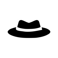investigator hat spy mystery logo vector illustration template design