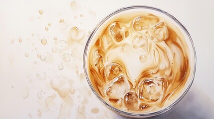 Artistic set of vector coffee beans and coffee cup drinks isolated on white background,hand-drawn vector,hot coffee drinks,cafe shop,modern flat design,Fashionable and cute coffee motif concept.