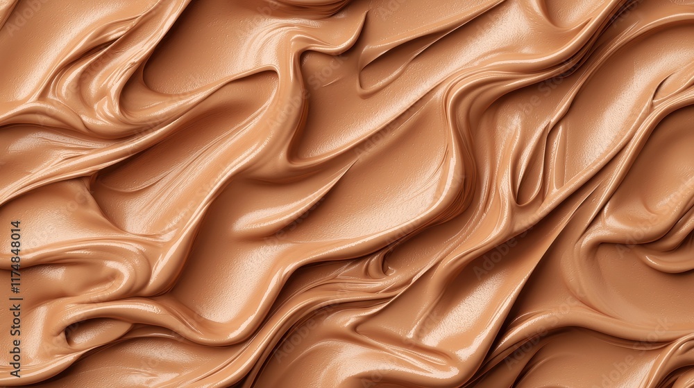 Poster smooth and creamy brown texture for design and background use