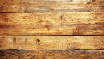 Naklejka premium Weathered Horizontal Wooden Planks Background Texture