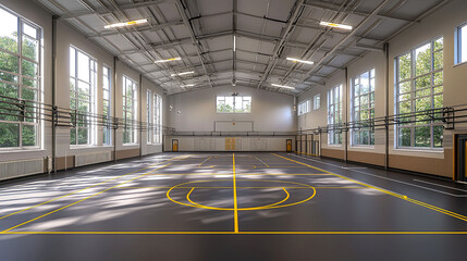 Spacious Modern Indoor Sports Hall