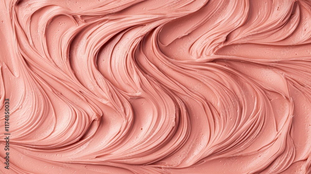 Poster soft and smooth pink swirls of creamy texture for background use