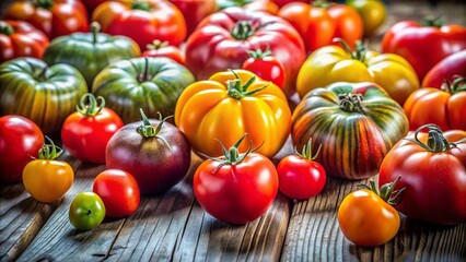 Fresh Ripe Tomatoes: A Candid Close-Up Stock Photo