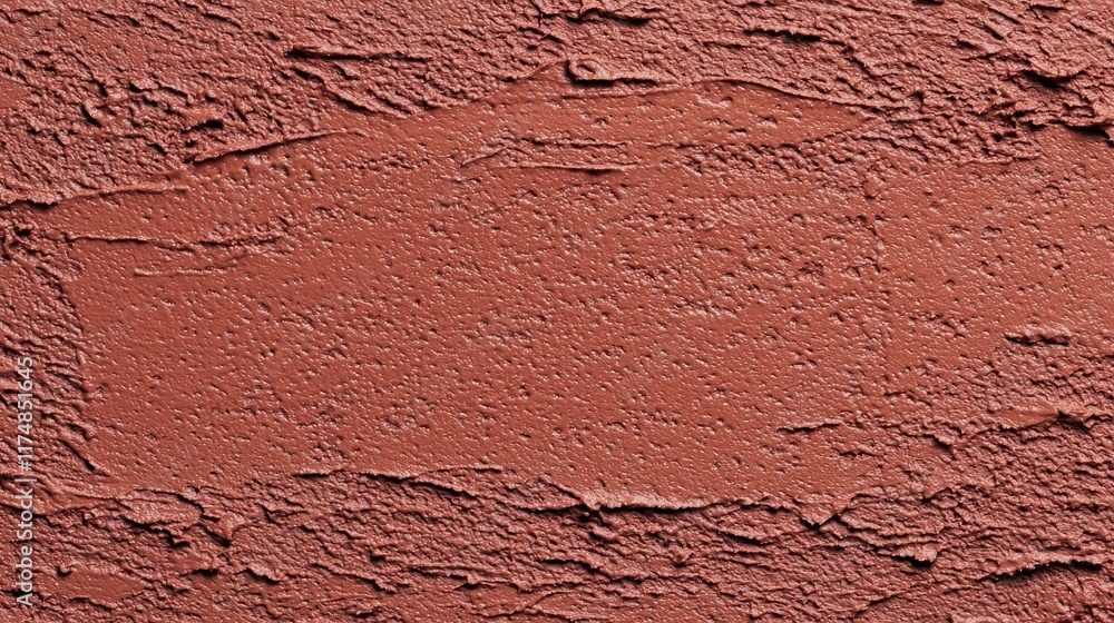 Poster textured red wall surface with unique artistic patterns and depth