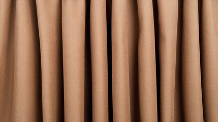 Obraz premium Elegant Beige Curtain Drapes with Soft Texture and Subtle Shine