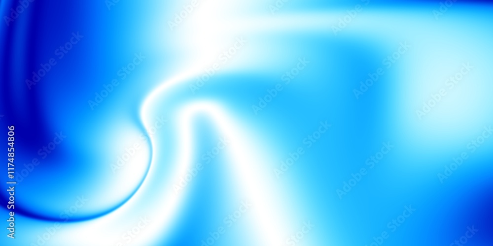 Aufkleber A mesmerizing blend of captivating blue hues creating fluid dynamics within a stunning abstract design